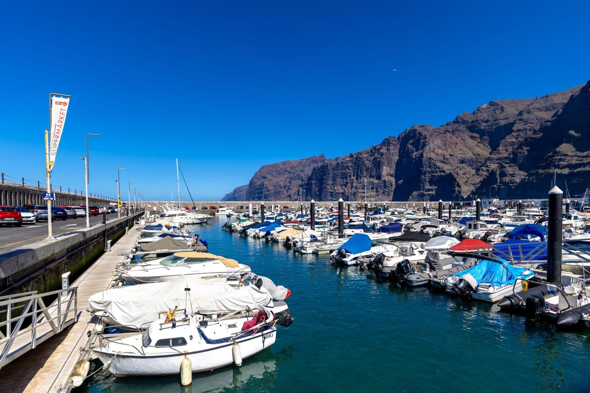 Teneryfa Los Gigantes Acantilado de los Gigantes Luaran gambar